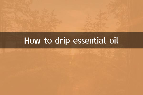 Come gocciolare l'olio essenziale