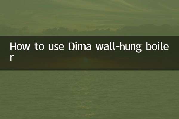 ডিমা ওয়াল-হ্যাং বয়লার কীভাবে ব্যবহার করবেন