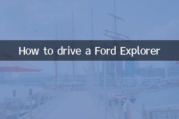 ফোর্ড এক্সপ্লোরার কীভাবে চালাবেন