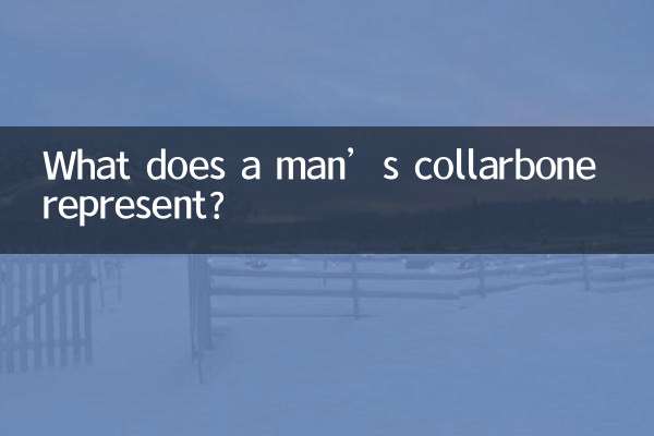 O que a clavícula de um homem representa?