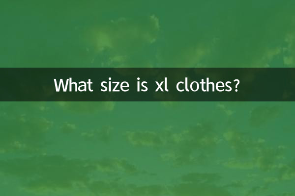 ¿Qué talla es la ropa xl?