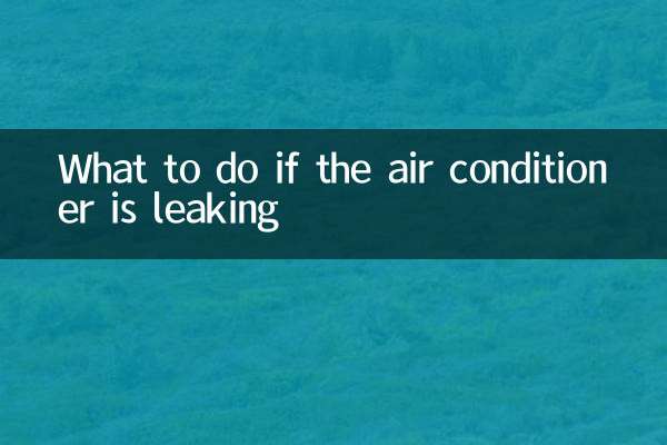 Cosa fare se il condizionatore perde