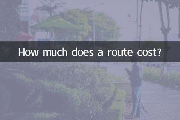 How much does a route cost?