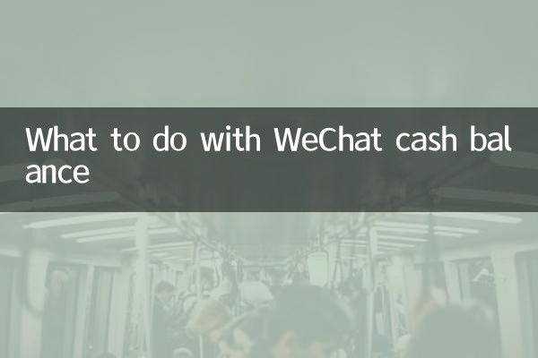 O que fazer com o saldo de caixa do WeChat