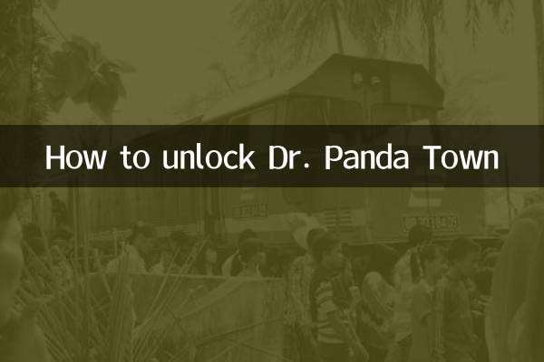 So entsperren Sie Dr. Panda Town