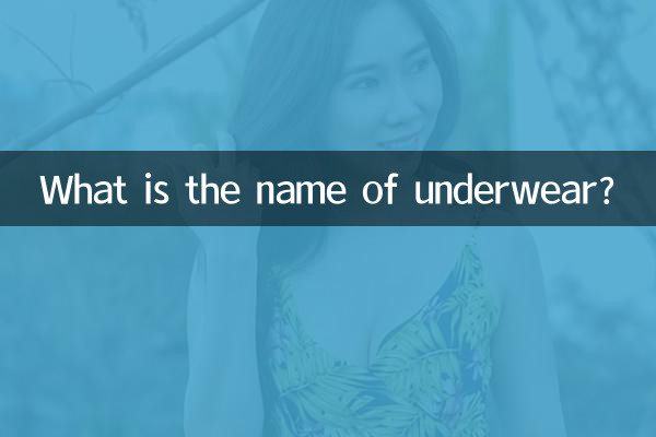 What is the name of the underwear