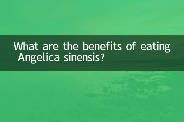 Quais são os efeitos de comer Angelica