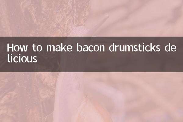 Come rendere deliziose le cosce di bacon
