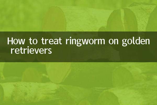 How to treat ringworm on golden retrievers