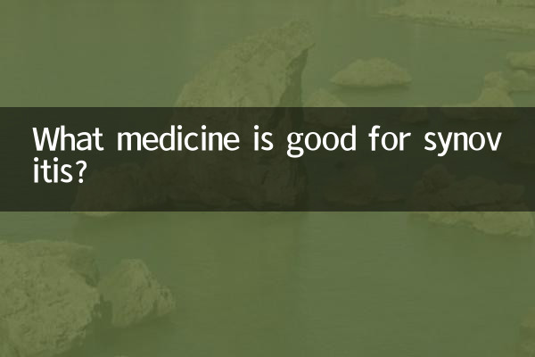 What medicine is good for synovitis?