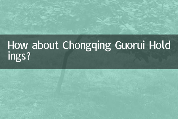 ماذا عن شركة تشونغتشينغ Guorui القابضة؟