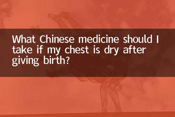 產後胸部乾癟吃什麼中藥