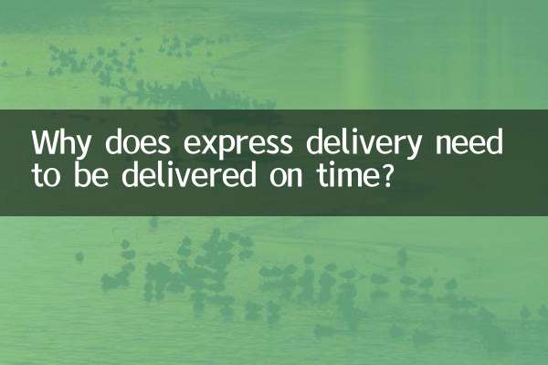 Why does express delivery need to be delivered on time?