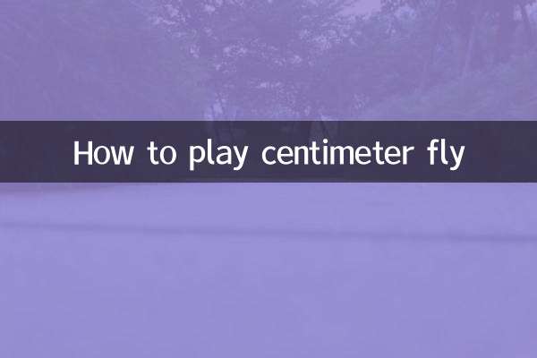 厘米fly怎么玩