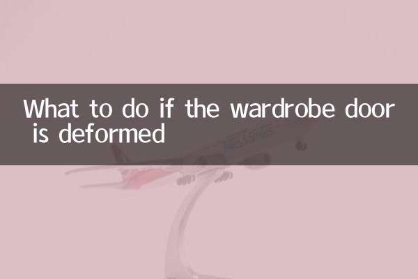 Cosa fare se l'anta dell'armadio è deformata