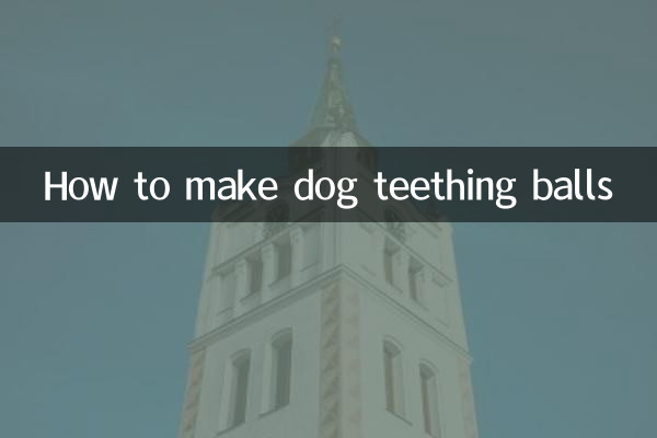 Как сделать шарики для прорезывания зубов для собак.