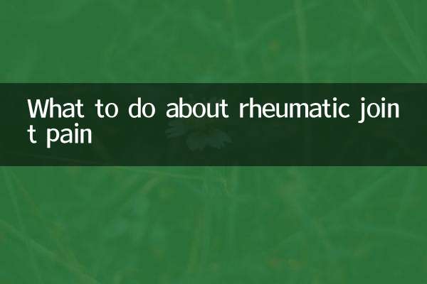 Was tun bei rheumatischen Gelenkschmerzen?
