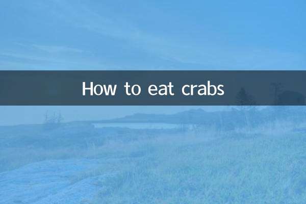 Comment manger des crabes