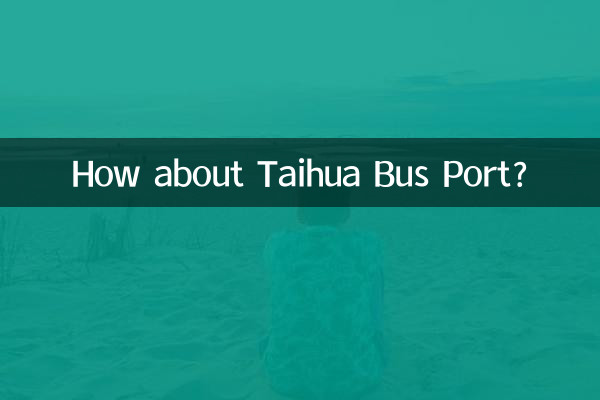 ¿Qué tal el puerto de autobuses de Taihua?