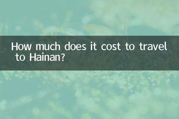 Combien coûte un voyage à Hainan?