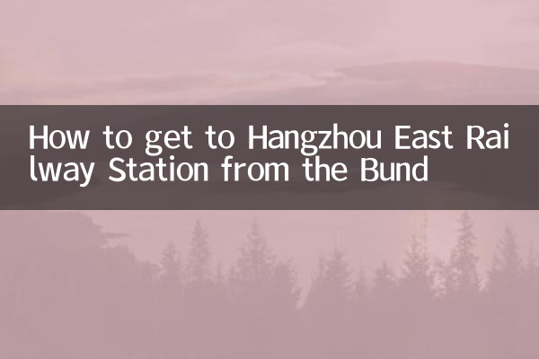 বুন্ড থেকে হাংজু পূর্ব রেলওয়ে স্টেশনে কিভাবে যাবেন