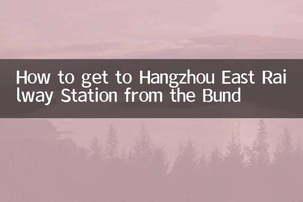 বুন্ড থেকে হাংজু পূর্ব রেলওয়ে স্টেশনে কিভাবে যাবেন