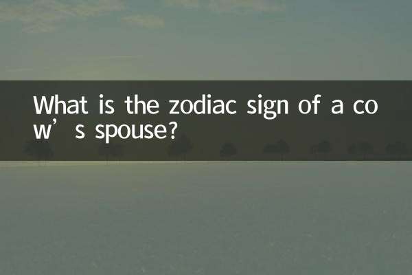 Welches Sternzeichen hat der Ehegatte einer Kuh?
