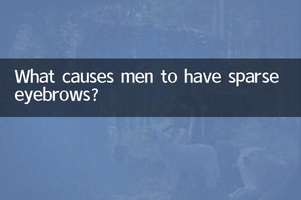 男性眉毛稀少什麼原因