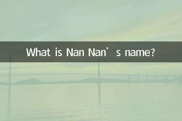 楠楠大名叫什麼名字