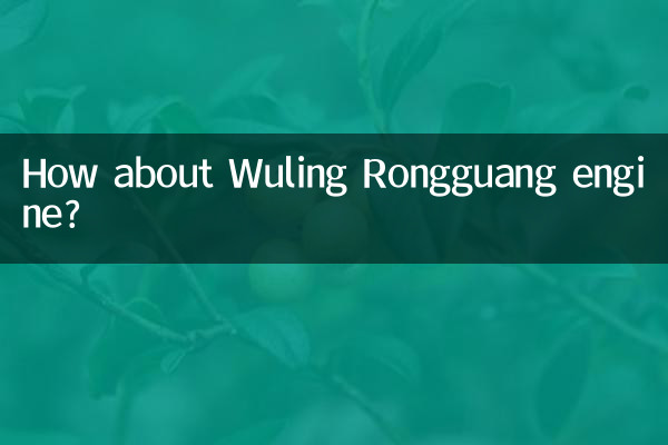 Che ne dici del motore Wuling Rongguang?