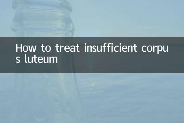 黄体不足の治療方法