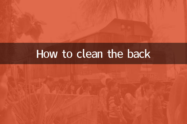Come pulire la schiena