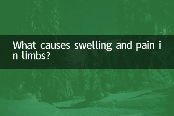 Что вызывает отек и боль в конечностях?