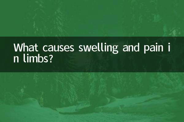 Was verursacht Schwellungen und Schmerzen in den Gliedmaßen?