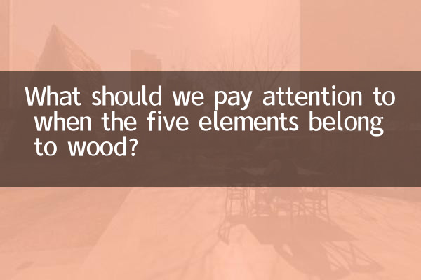 ¿A qué debemos prestar atención cuando los cinco elementos pertenecen a la madera?