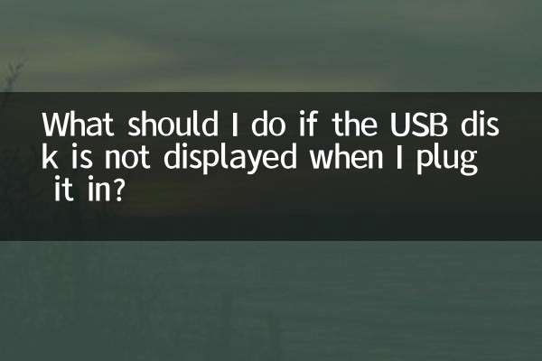 USB ディスクを接続しても表示されない場合はどうすればよいですか?