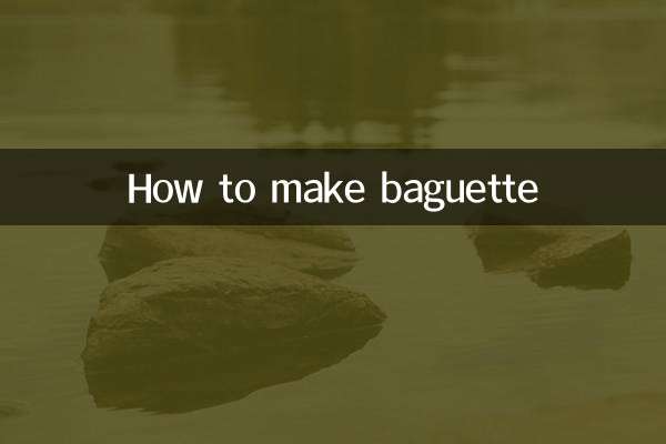 como hacer baguette