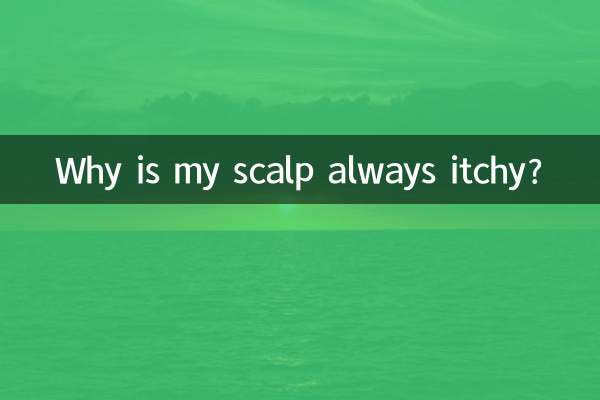Warum juckt meine Kopfhaut immer?