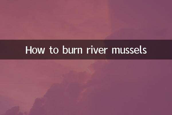 नदी के सीपियों को कैसे जलाएं