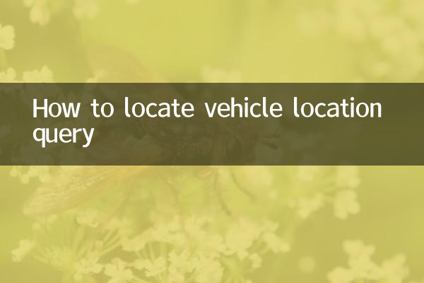 How to locate vehicle location query