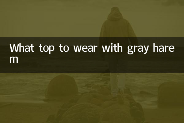 灰哈伦配什么上衣