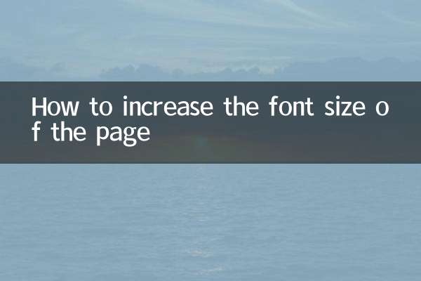كيفية زيادة حجم الخط في الصفحة