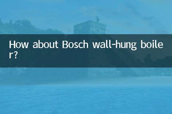 Che ne dici della caldaia murale Bosch?
