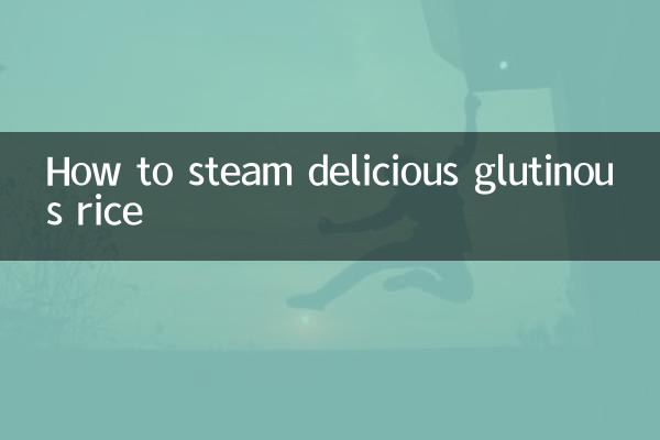 Come cuocere al vapore un delizioso riso glutinoso