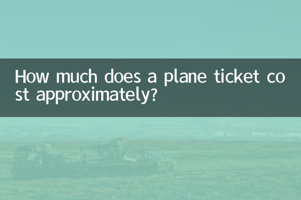 Combien coûte environ un billet d’avion ?