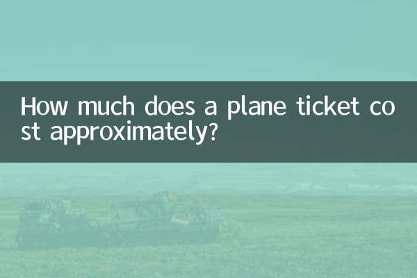 Combien coûte environ un billet d’avion ?