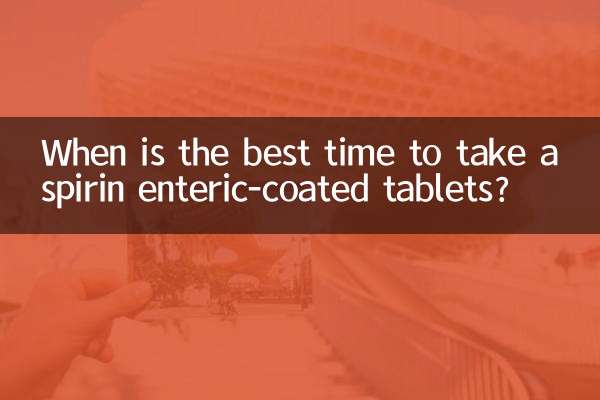 অ্যাসপিরিন এন্টারিক-কোটেড ট্যাবলেট খাওয়ার সেরা সময় কখন?