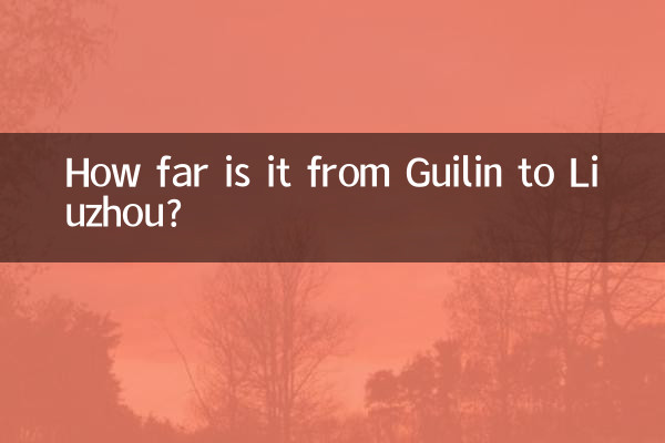 فاصله Guilin تا Liuzhou چقدر است؟