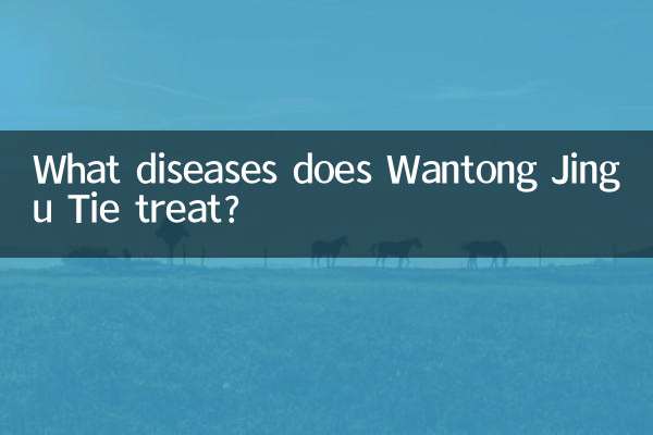 Какие заболевания лечит Wantong Jingu Tie?