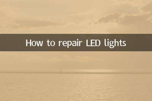 So reparieren Sie LED-Leuchten
